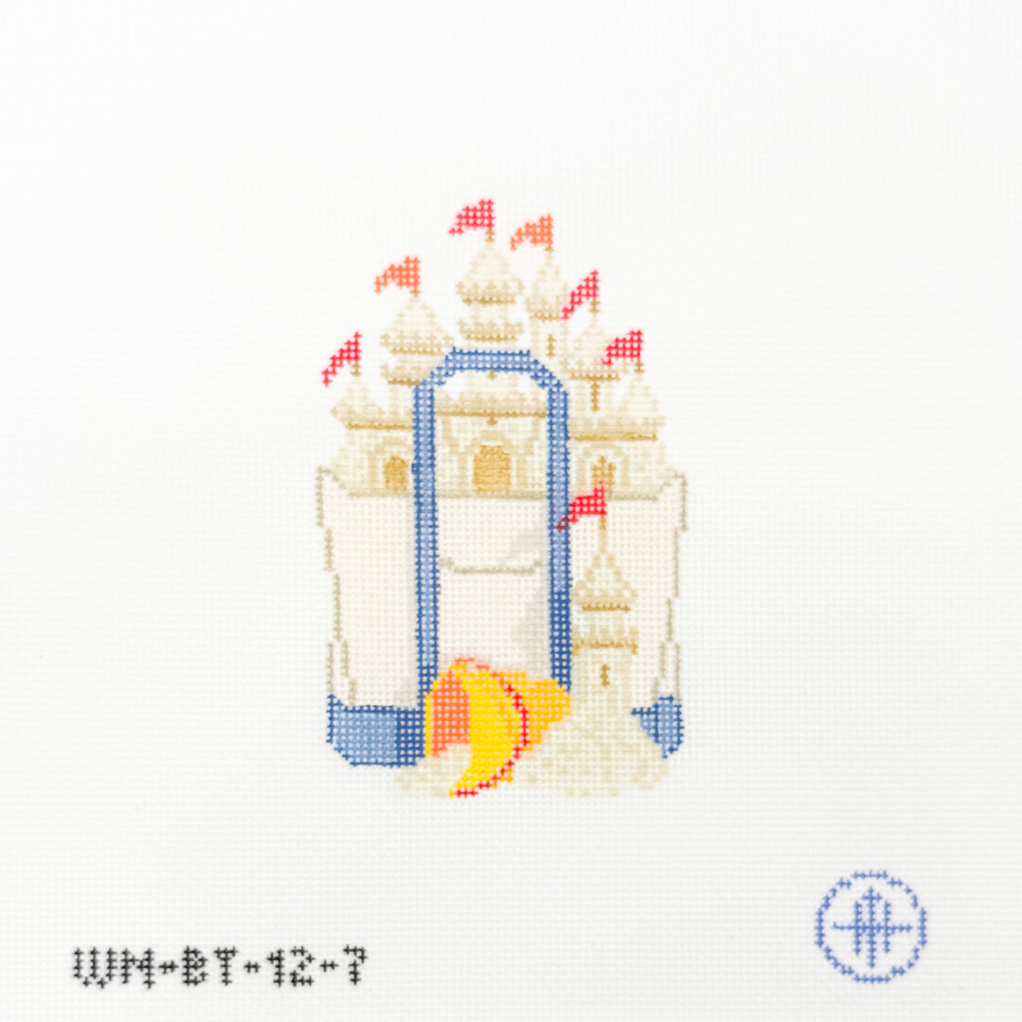 Seven Flags on a Sand Castle Boat Tote (Day 7 of 12 Days of Boat Totes)