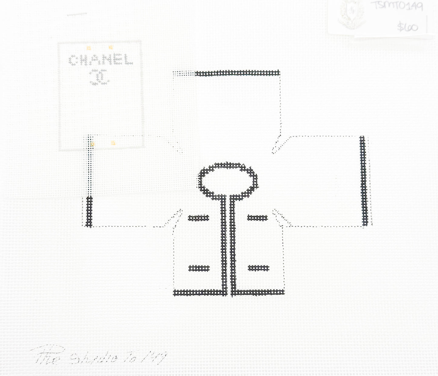 Black and White Shopper 3D Topper