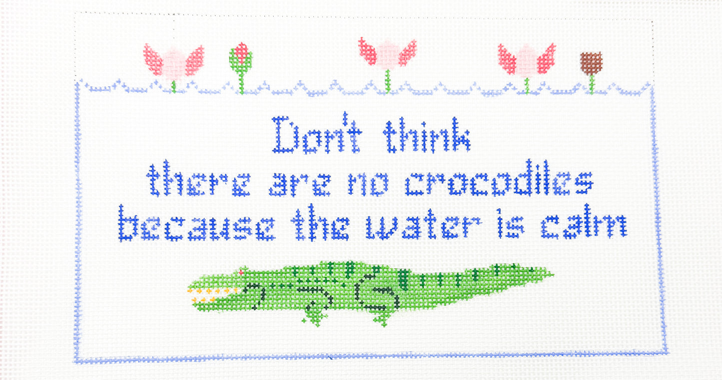 Don’t Think No Crocodiles Water Calm