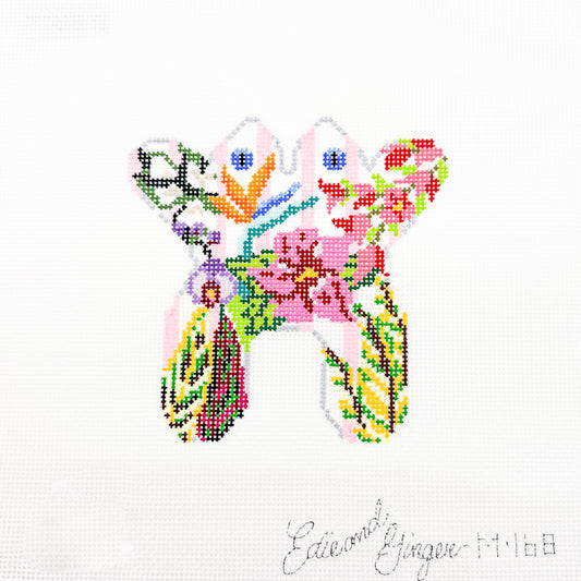 Tobacco Leaf Pink Stripe Frog