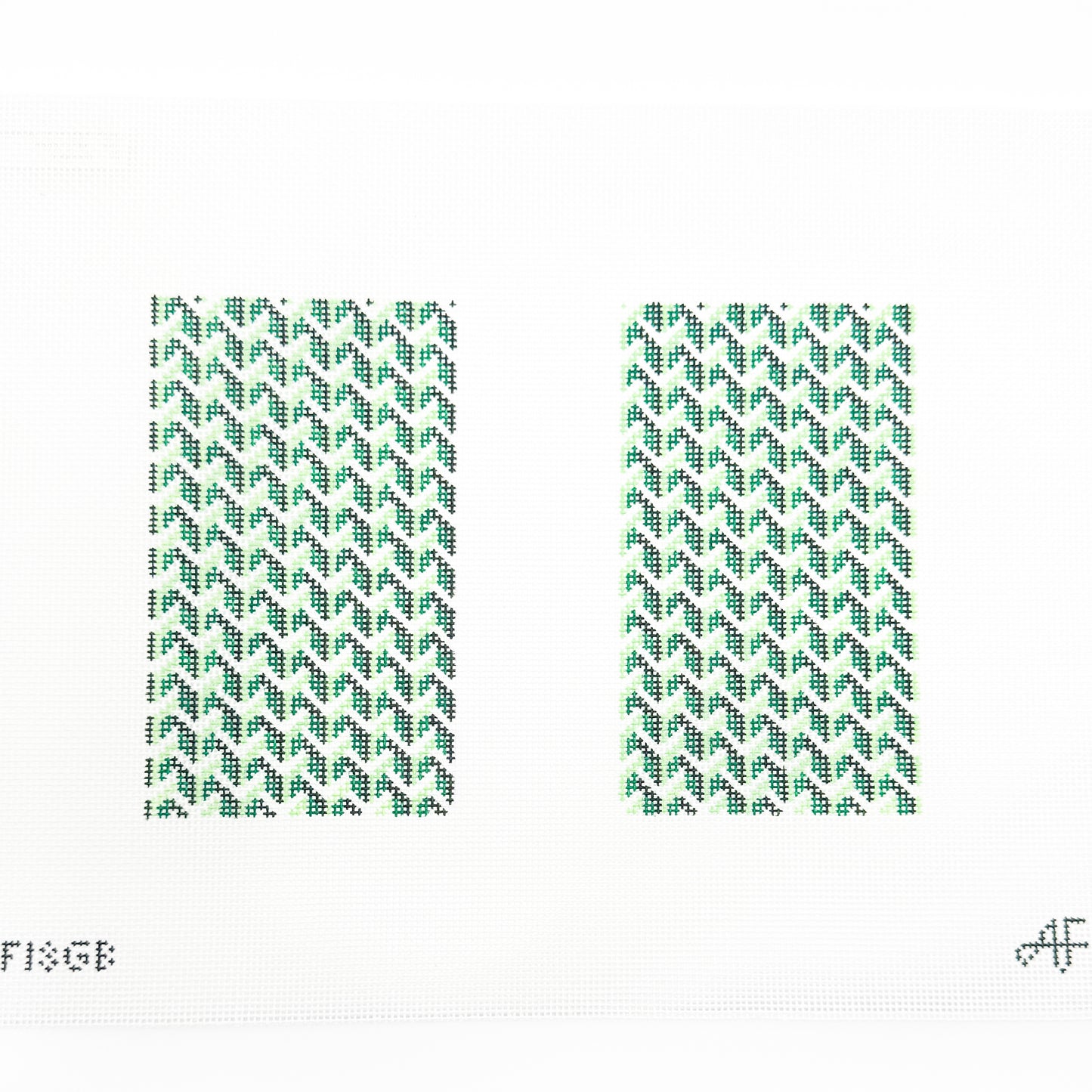 Y Pattern Clutch Back Green