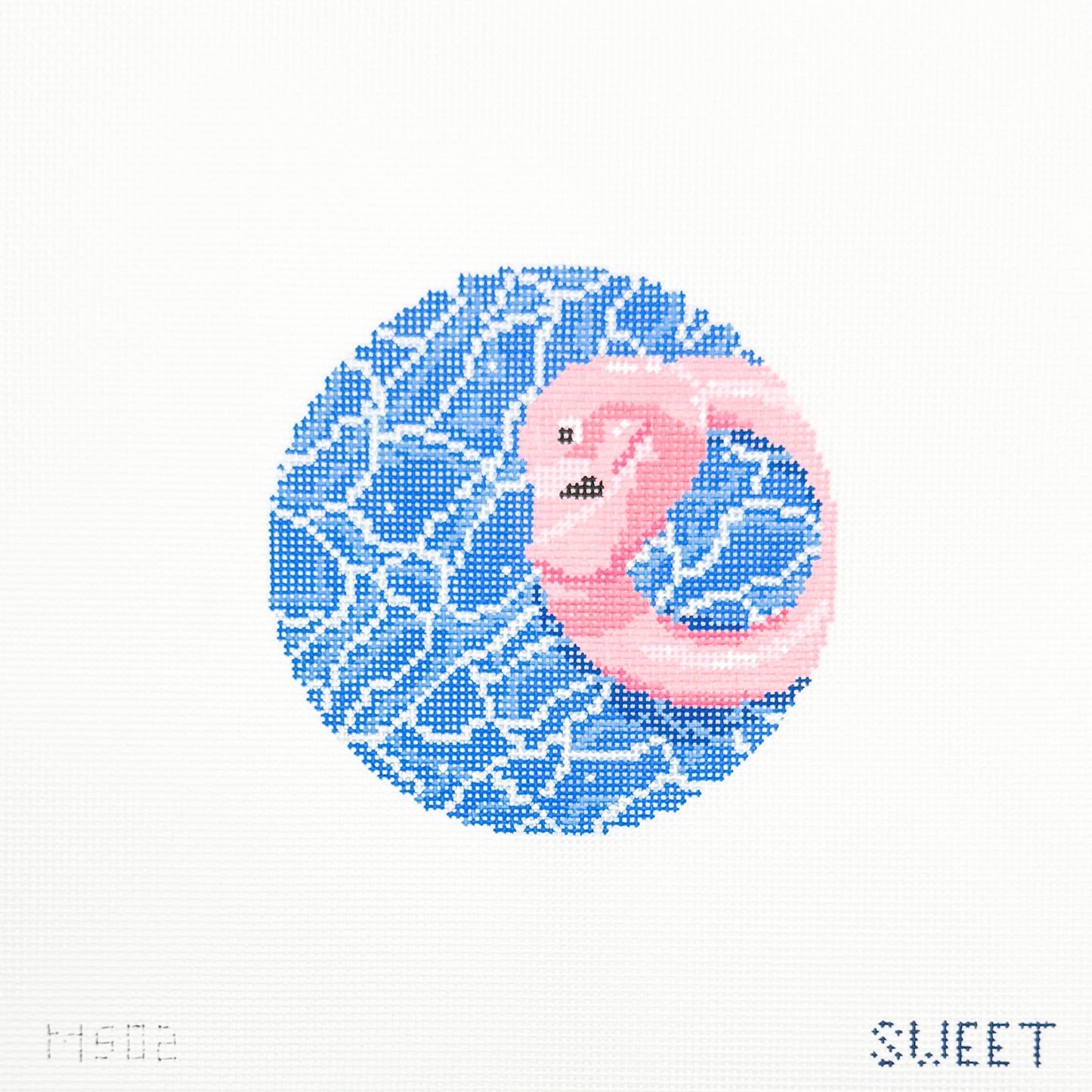 Flamingo Floatie in Pool