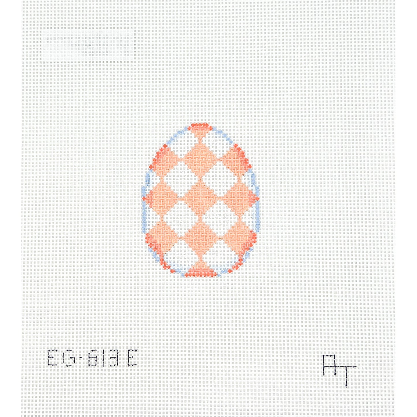 Peach Harlequin Mini Egg