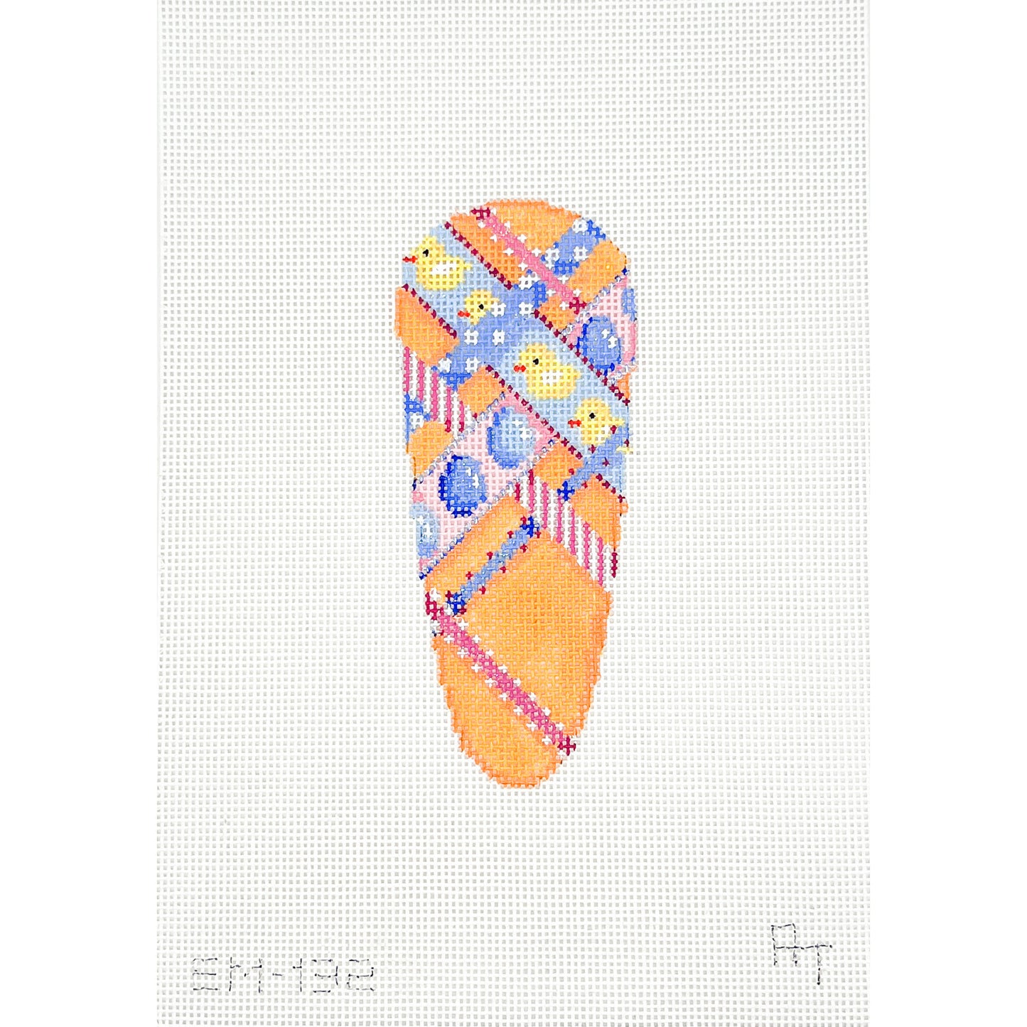 Chick + Diagonal Weave Carrot