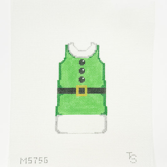 Santa Green Mini Shift