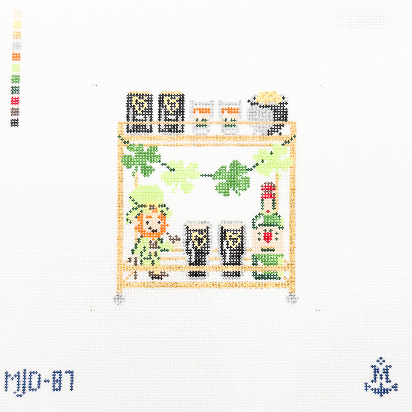 St. Patrick's Day Bar Cart