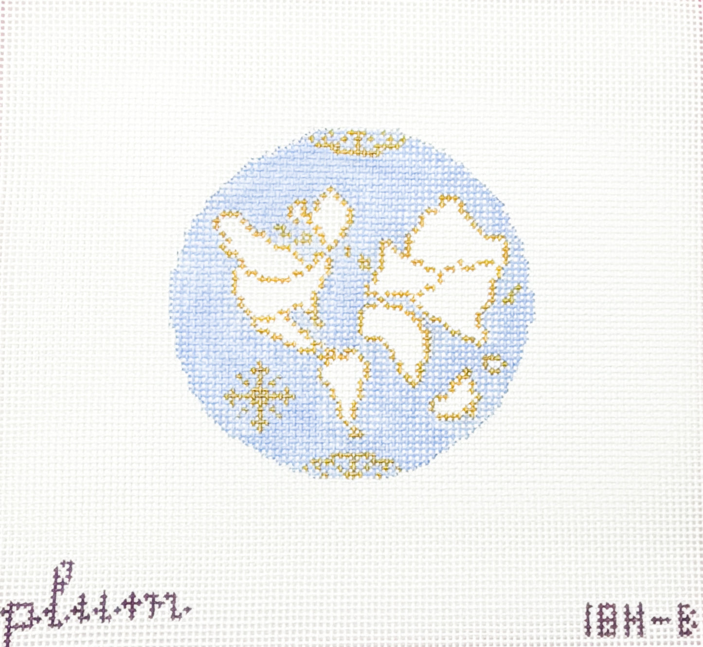 Small Atlas Round in Light Blue