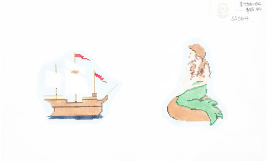 Fairytales Mermaid and Ship