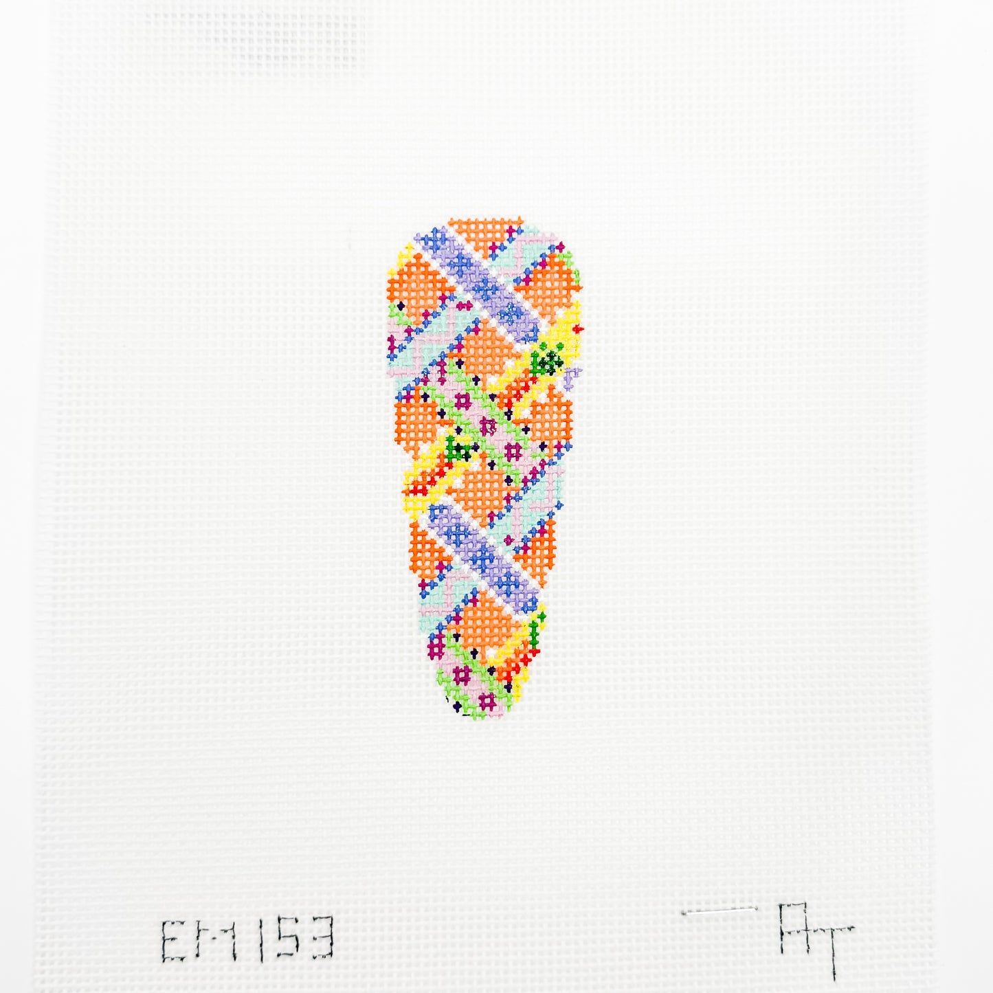 Diagonal Woven Ribbon Baby Carrot