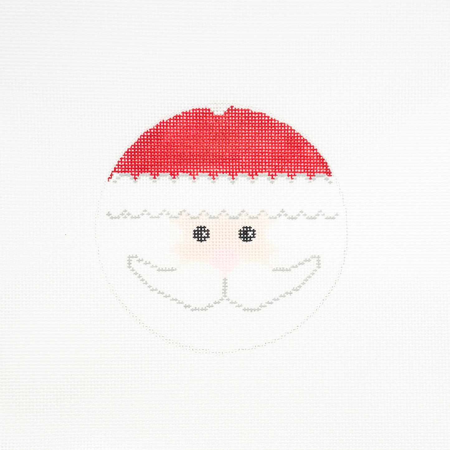 Santa Face Round