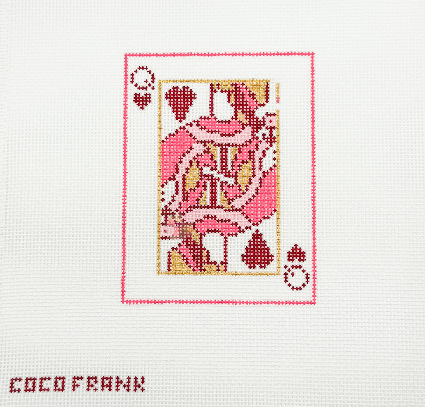 Queen of Hearts Card