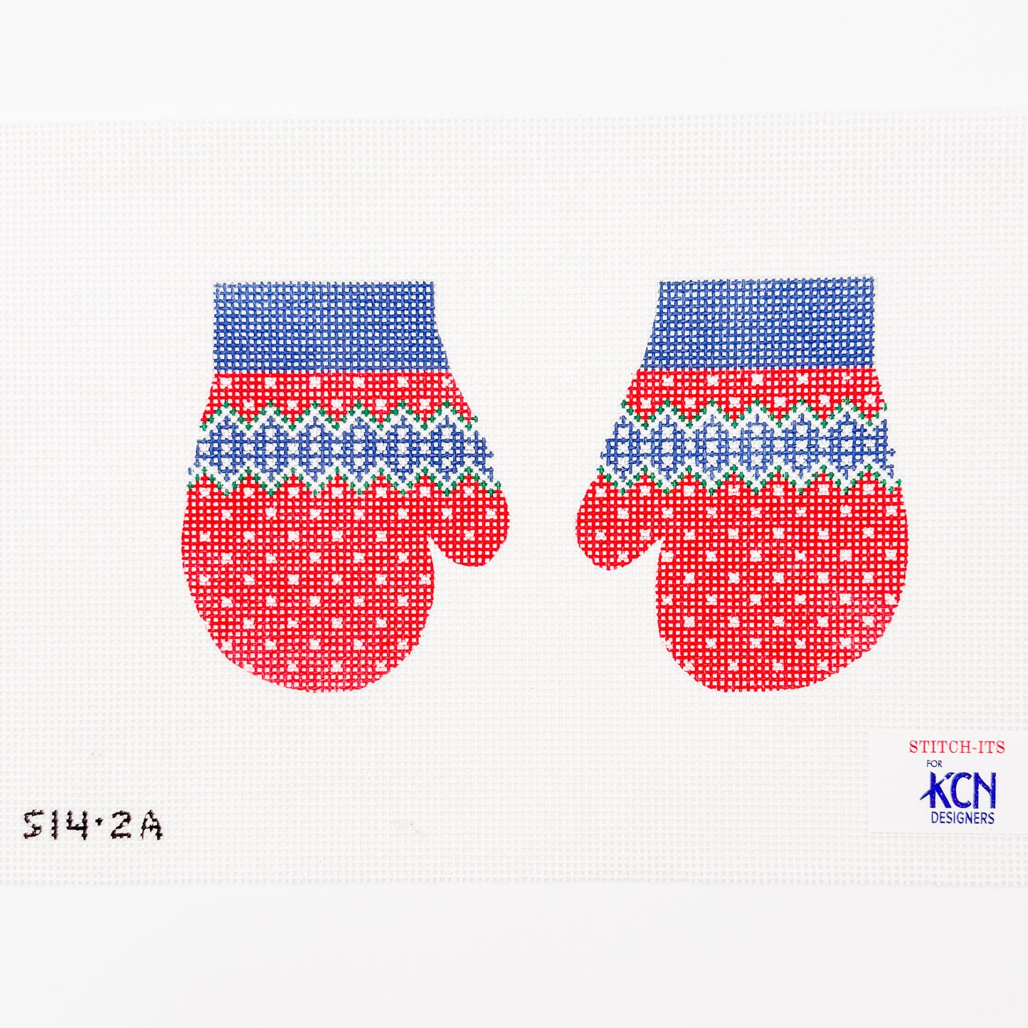 Red, Blue, & Green Mittens