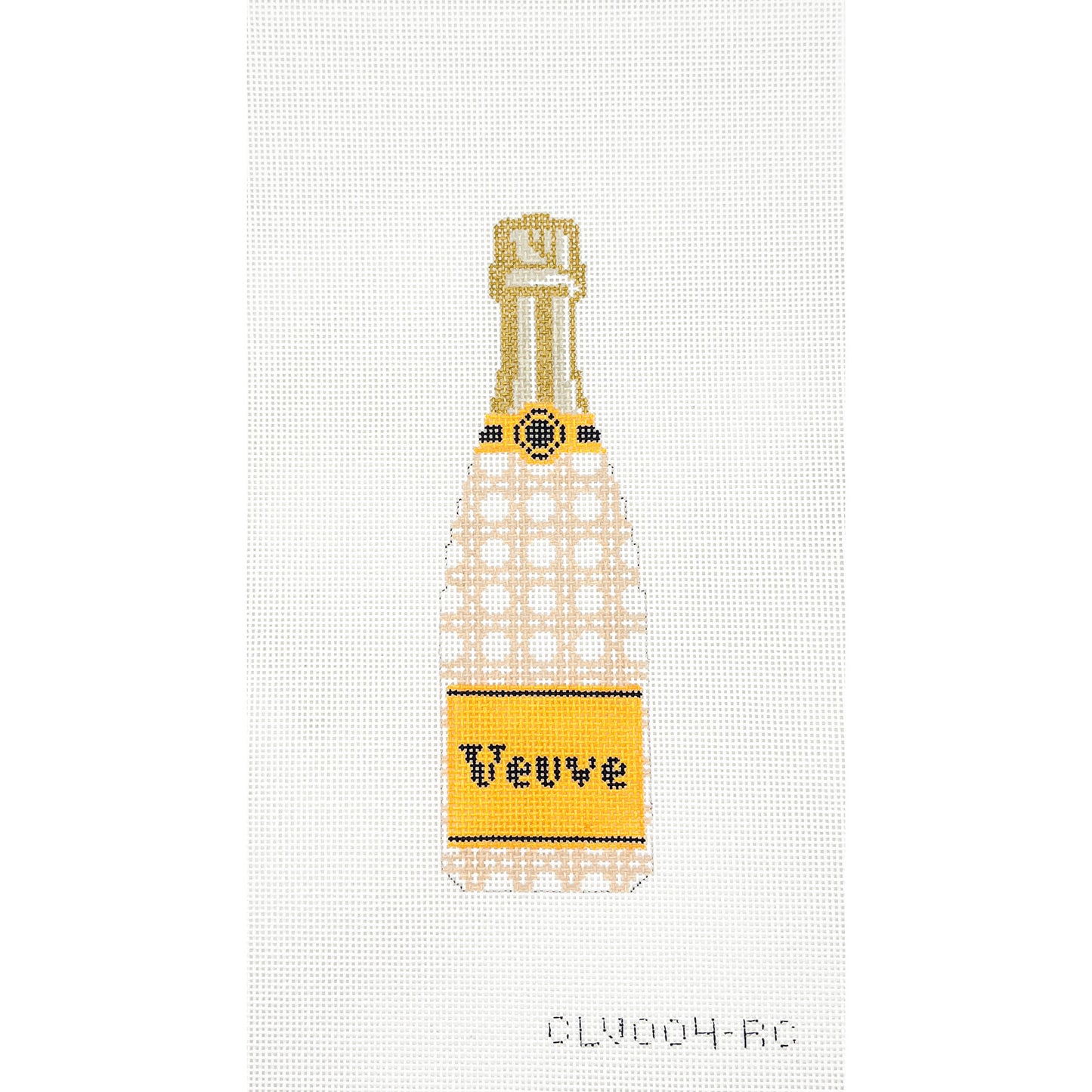 Veuve Bottle - Rattan Cane