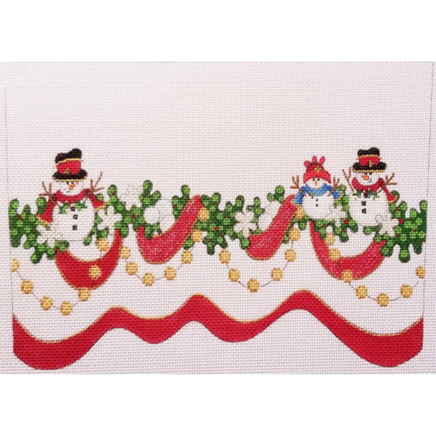 Snowmen and Baubles Cuff