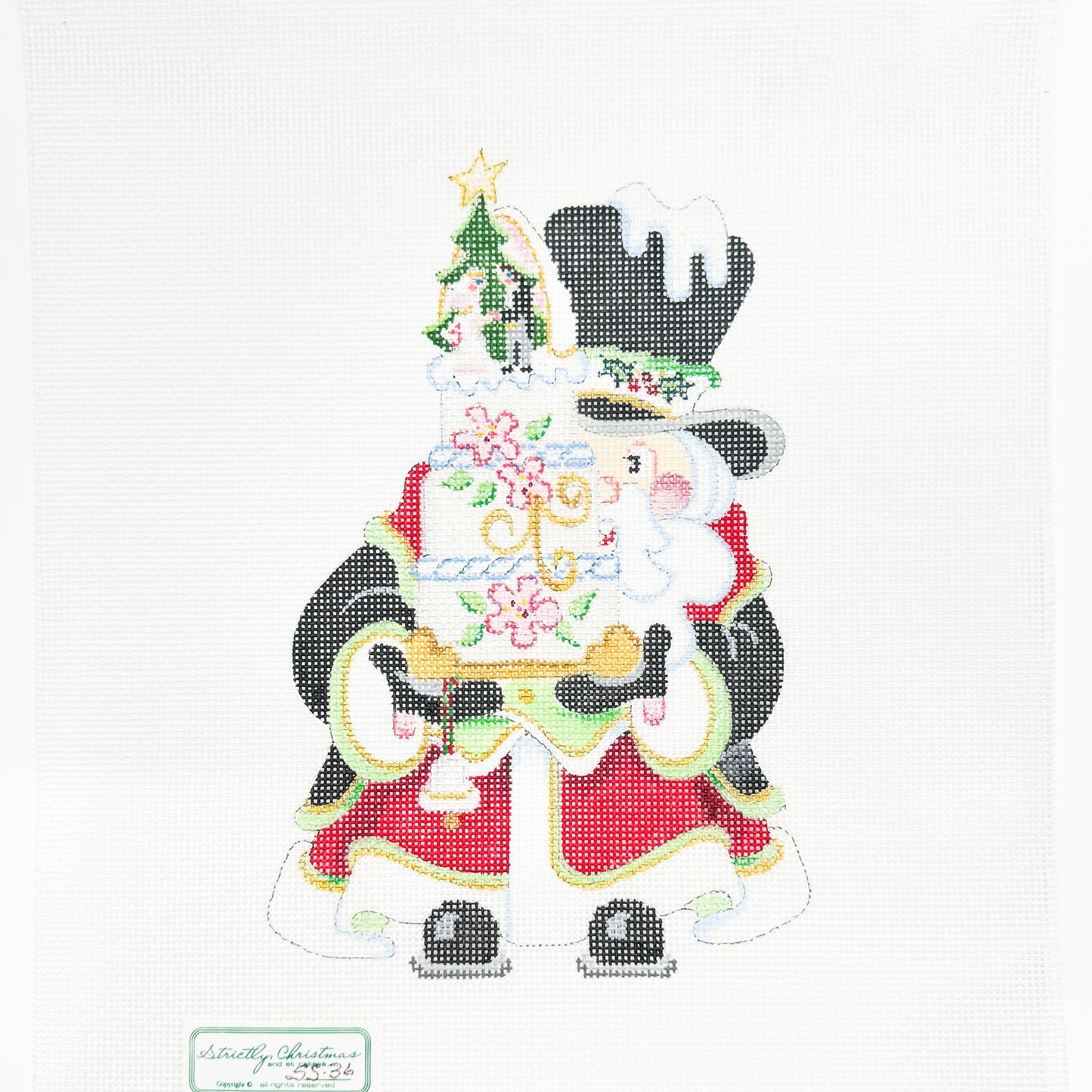 Santa with Wedding Cake Supersize Squatty Santa