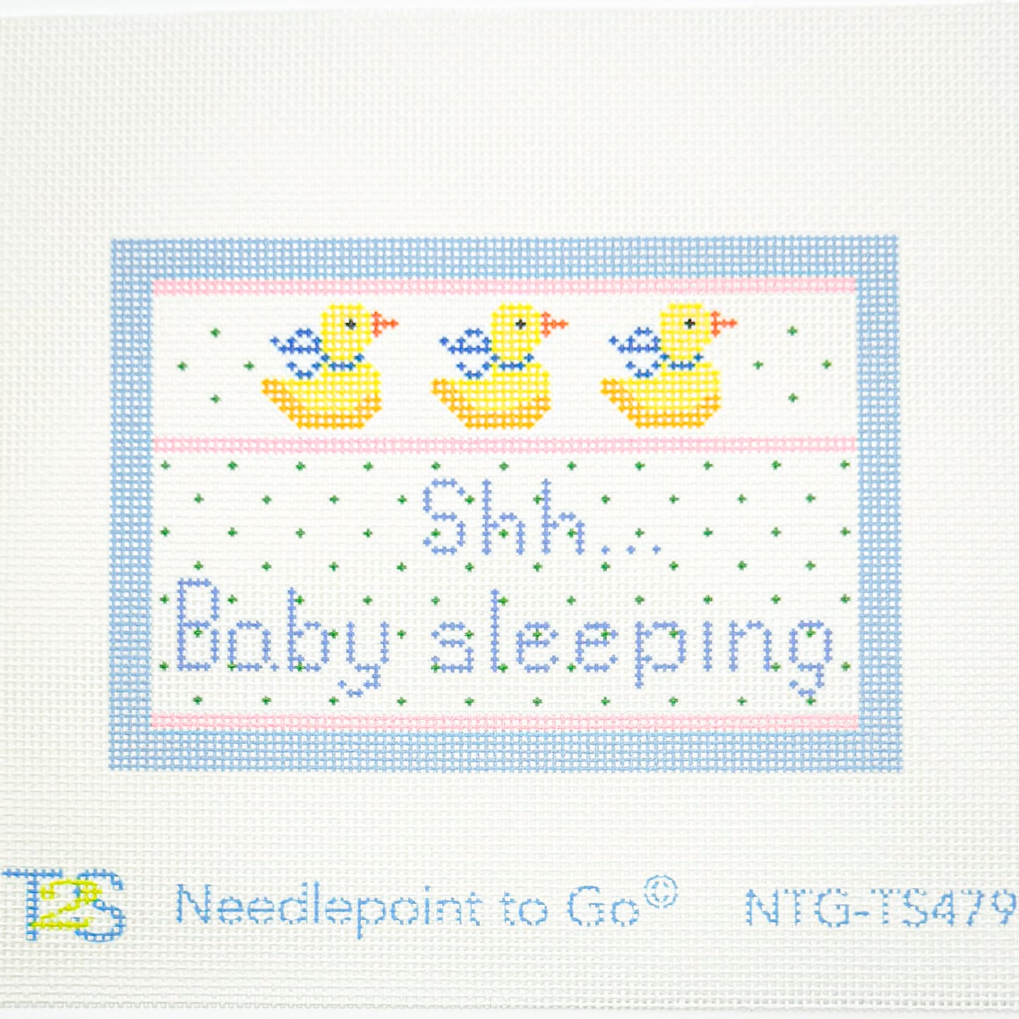 Baby Sleeping Sign with Ducks