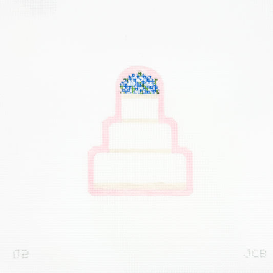 Wedding Cake (Pink Background)