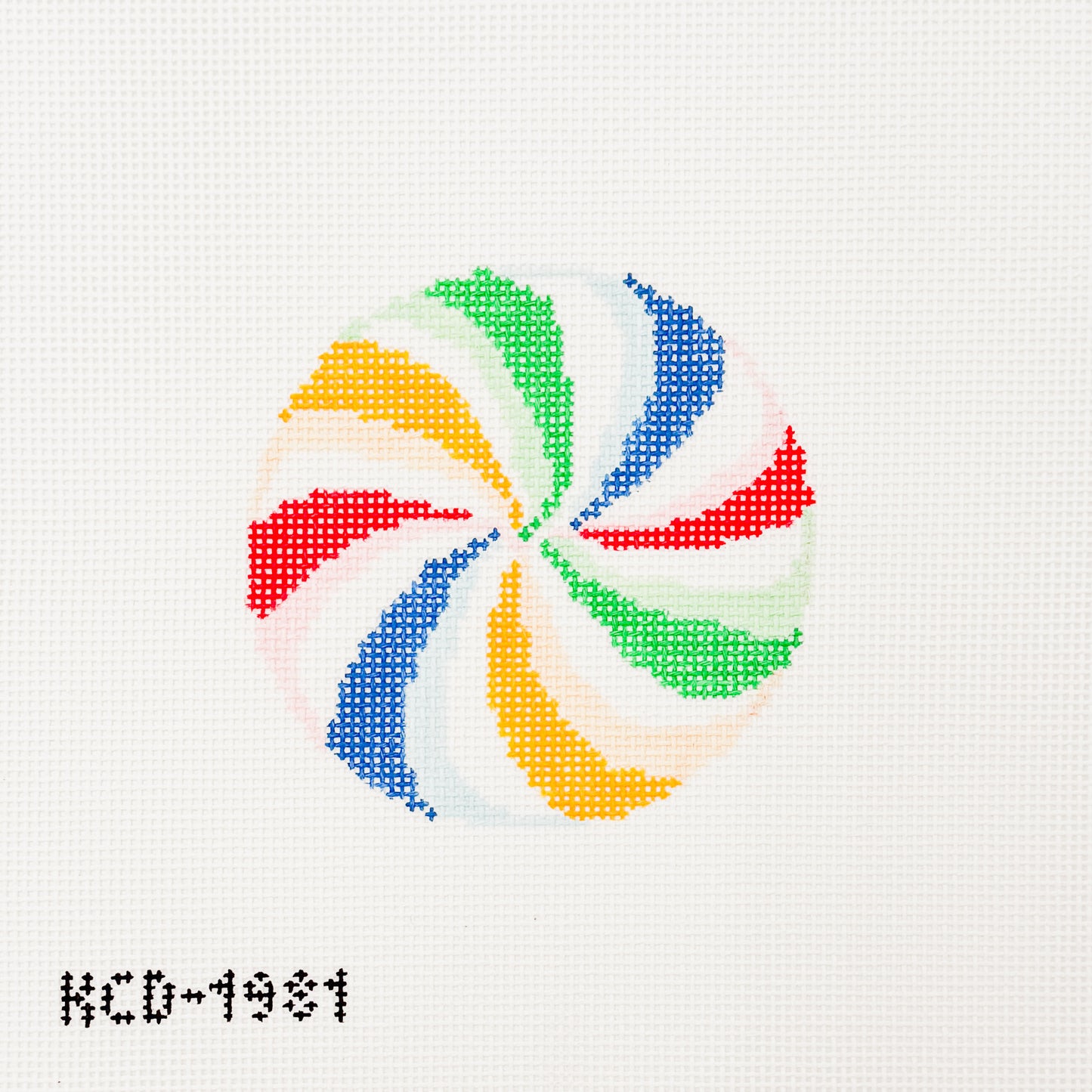 Rainbow Peppermint Round