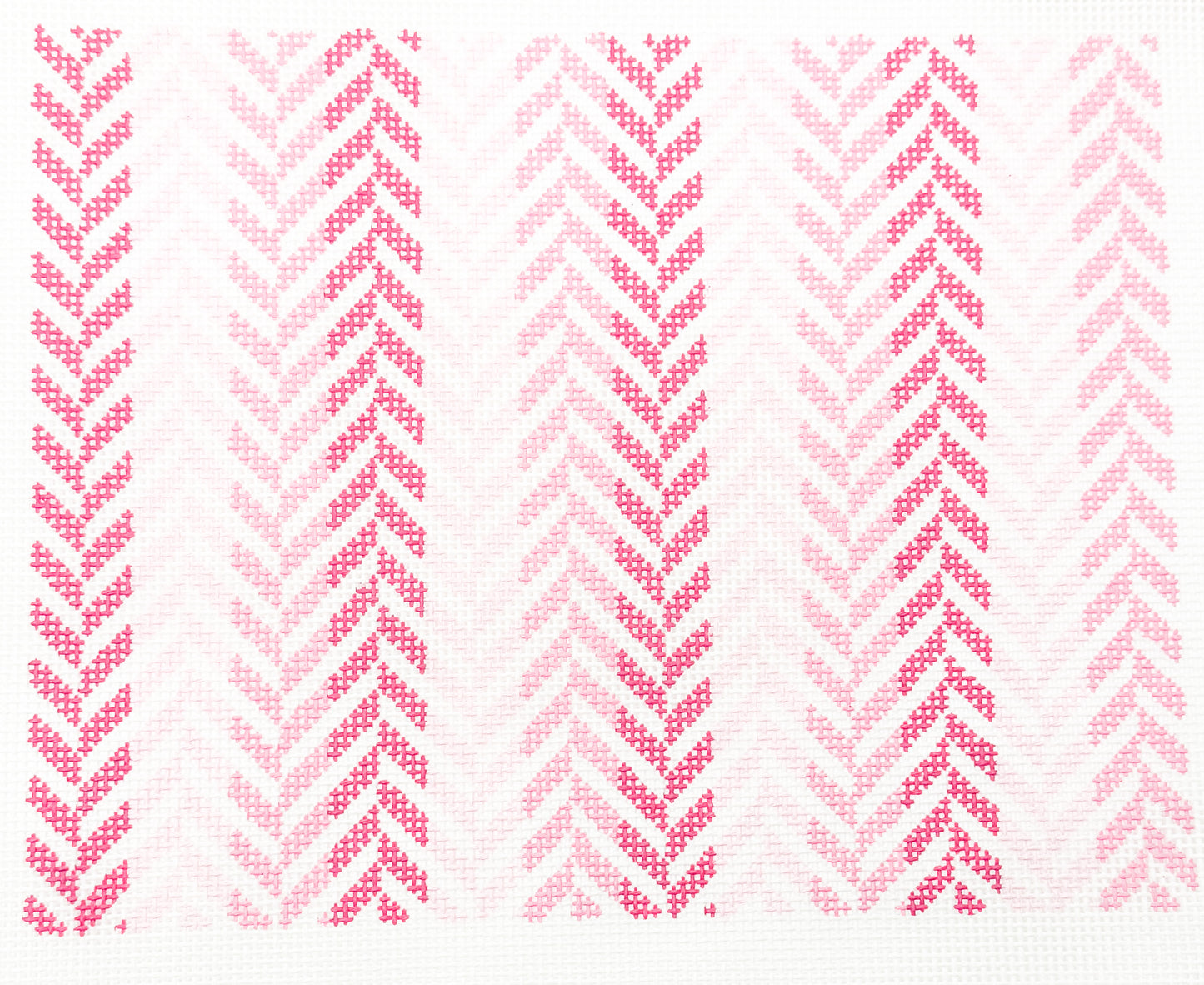 Pink Herringbone Clutch