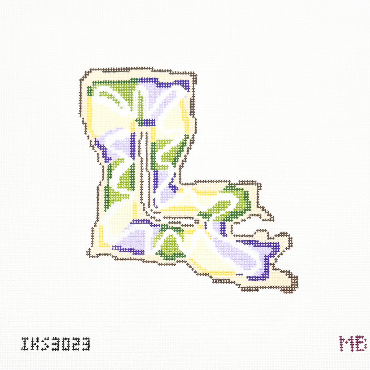 Louisiana-Shaped King Cake