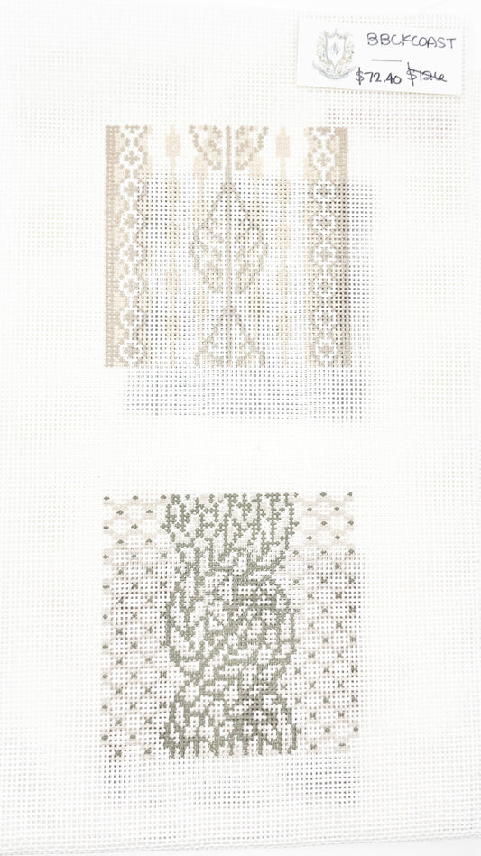 Cable Knit Square Coasters