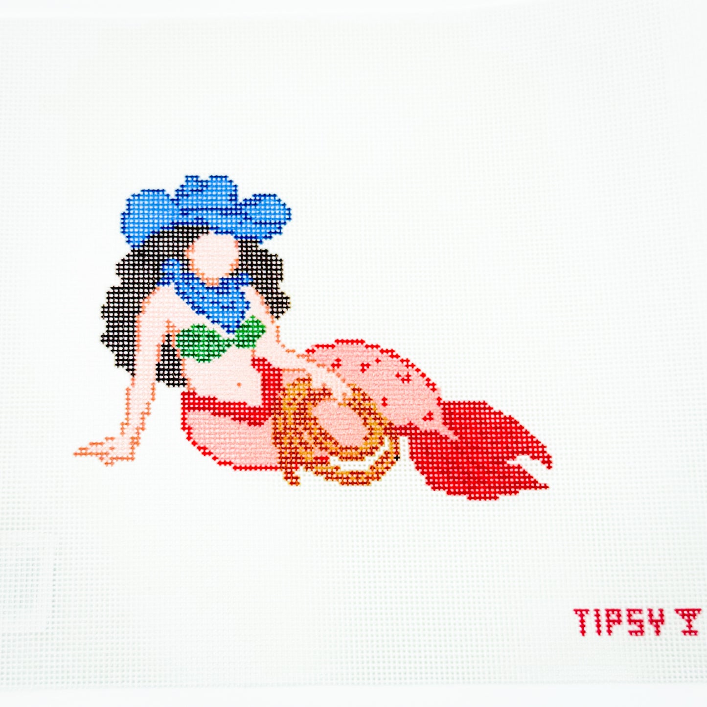 Coral Cowgirl Mermaid