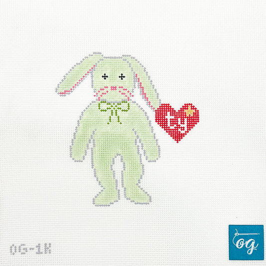 Green Easter Bunny Beanie