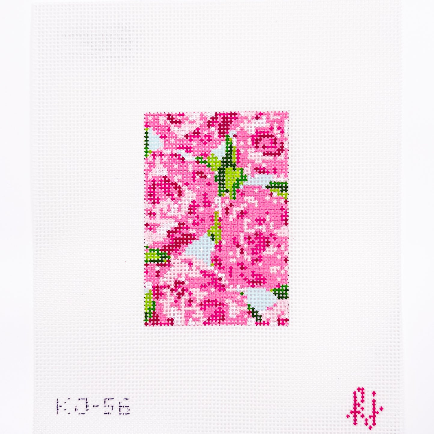 Roses on Teal Passport Insert