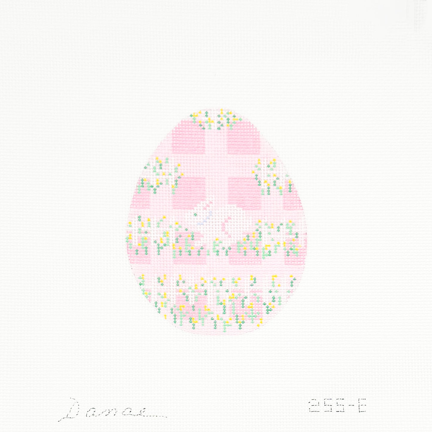 Pink Egg with Bunny (large)