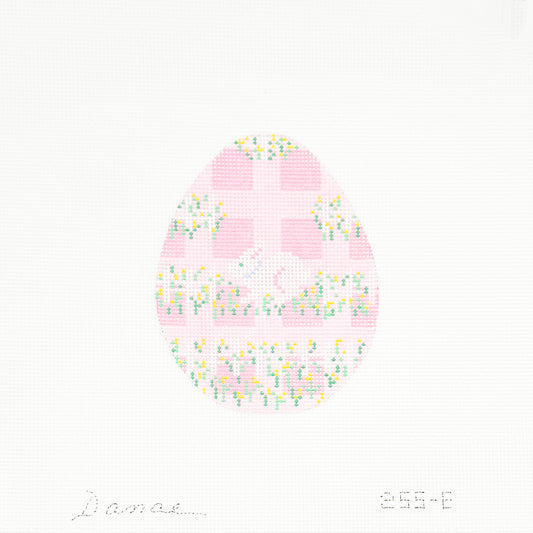 Pink Egg with Bunny (large)