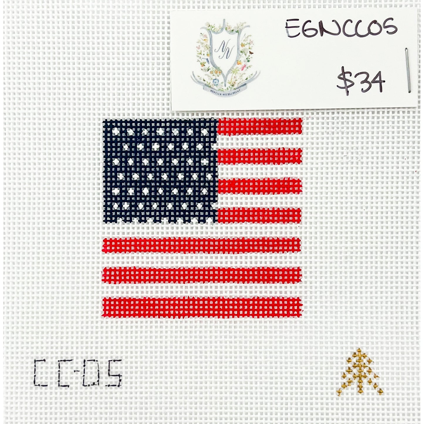 American Flag Koozie Insert