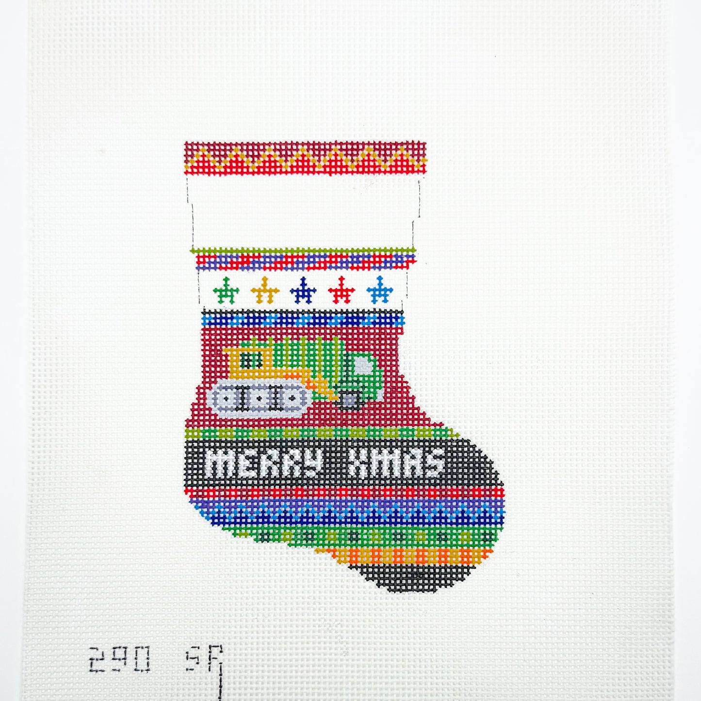 Trucks "Merry Xmas" Mini Stocking