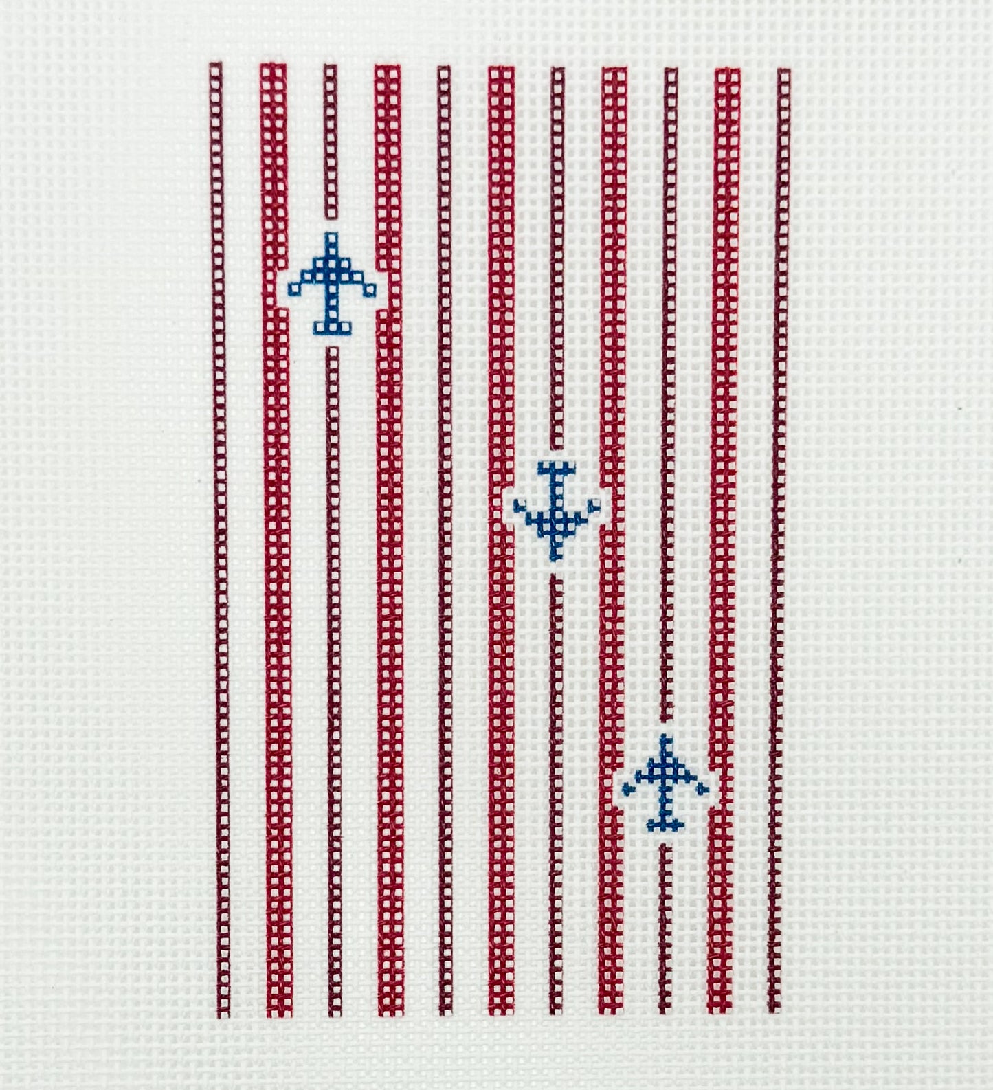 Airplanes with Red Stripes Passport Insert