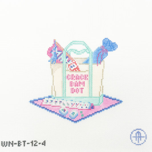 Four Rounds of Mahjong Boat Tote (Day 4 of 12 Days of Boat Totes)