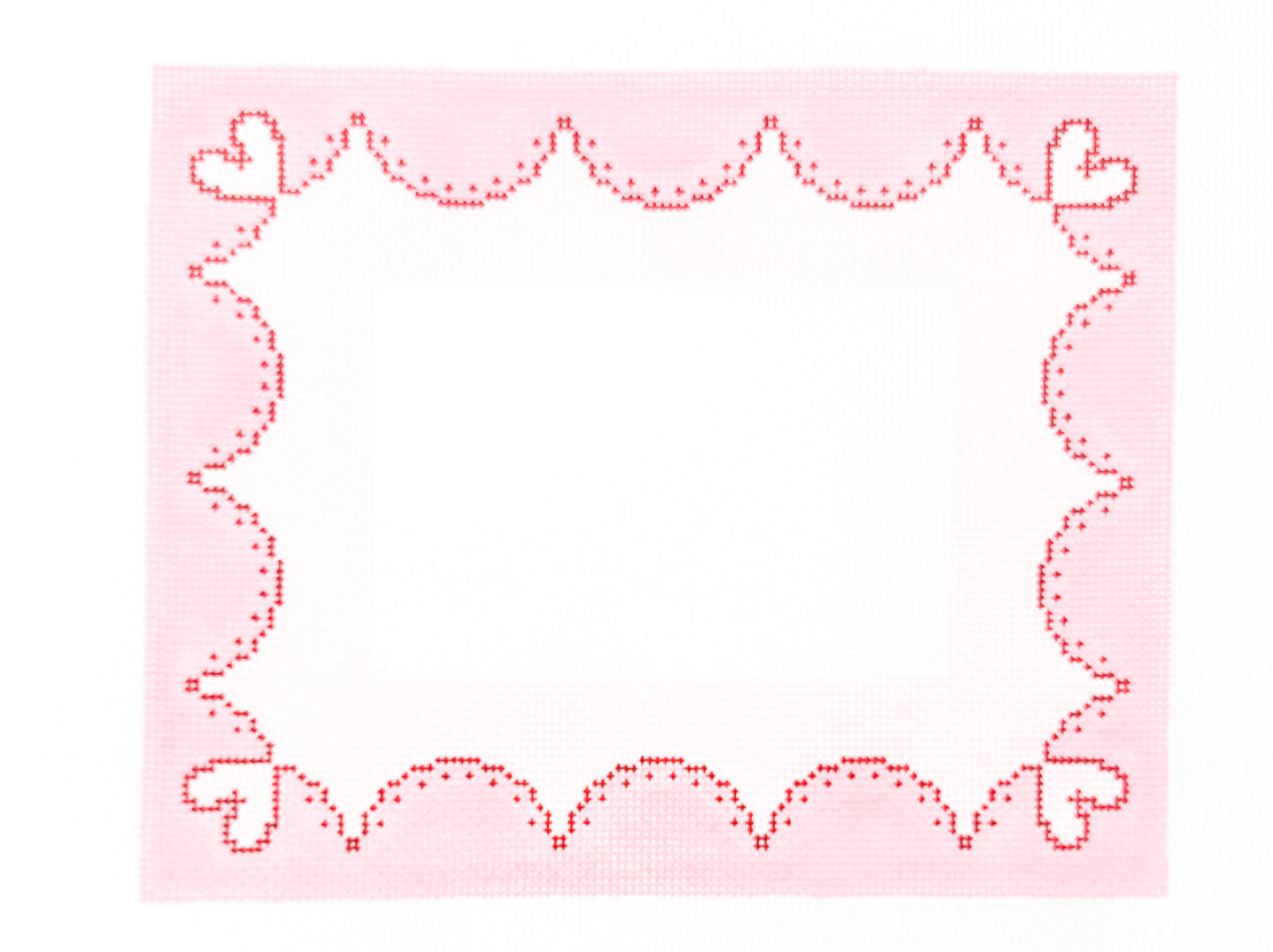 Pink Scallop Frame