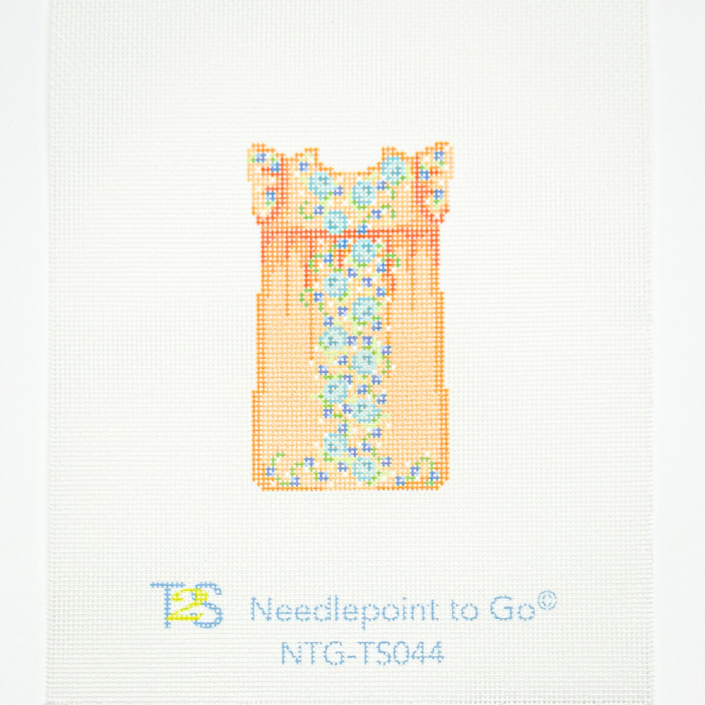 Orange and Blue Oaxaca Dress