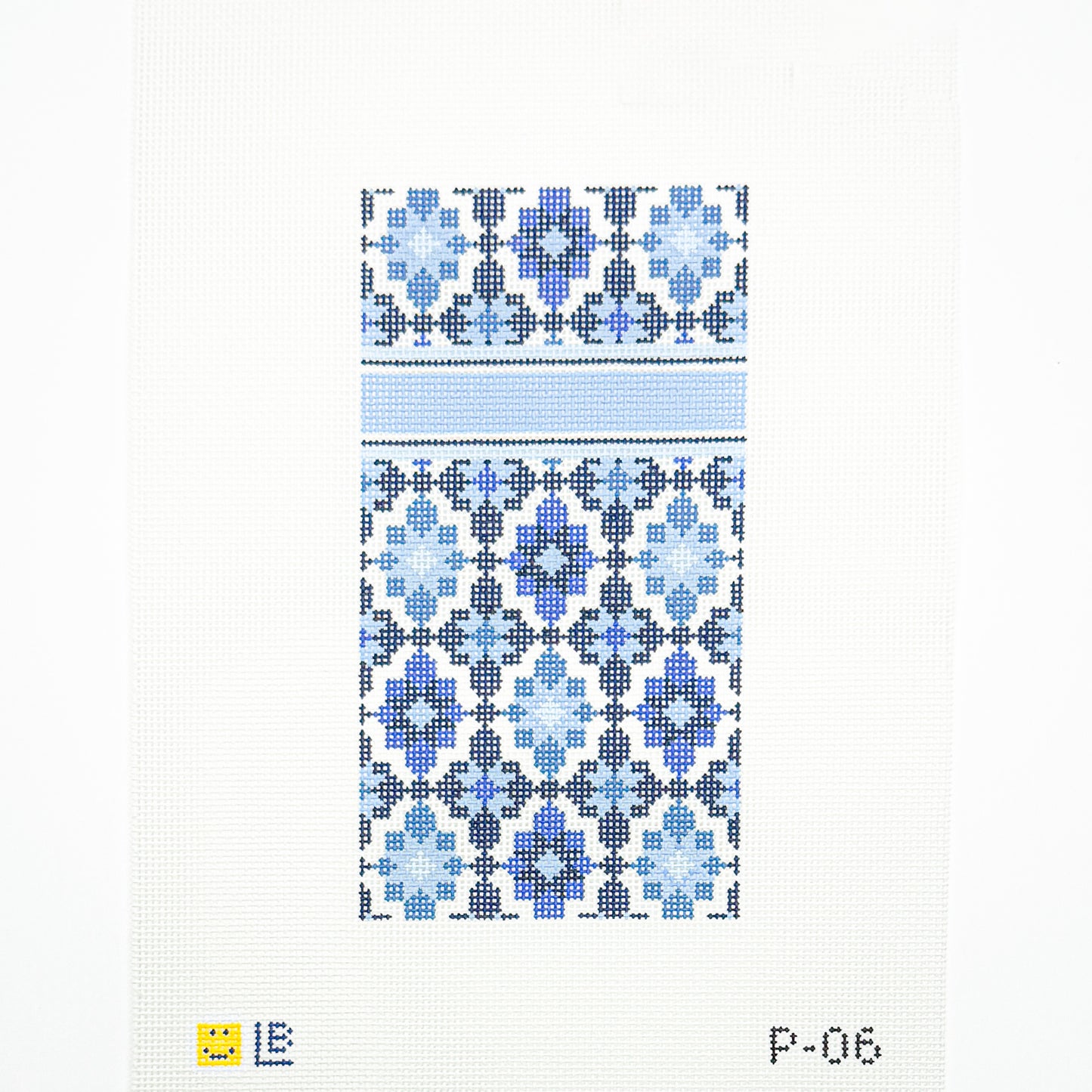 Portuguese Tiles Eye Glasses Case - Blue