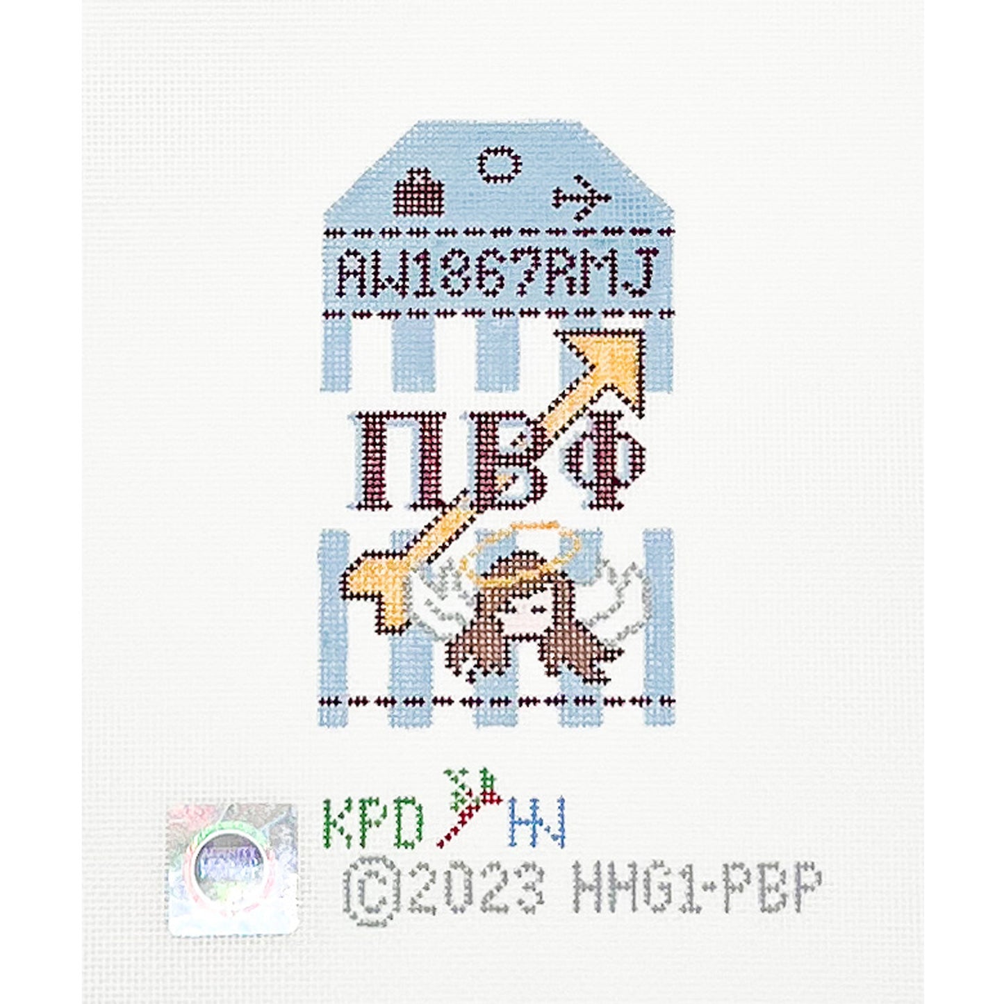 Pi Beta Phi Retro Travel Tag
