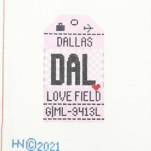 Dallas Love DAL Travel Tag