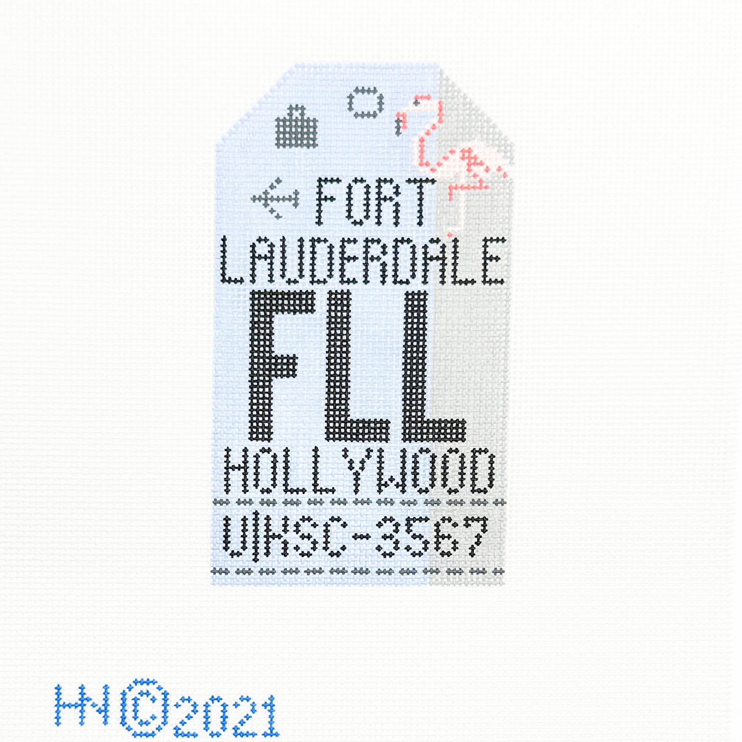 Fort Lauderdale FLL Travel Tag