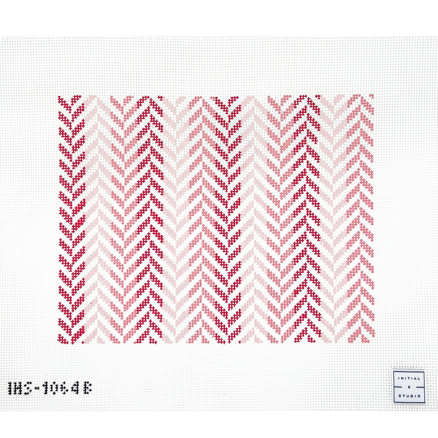 Coral Herringbone Clutch