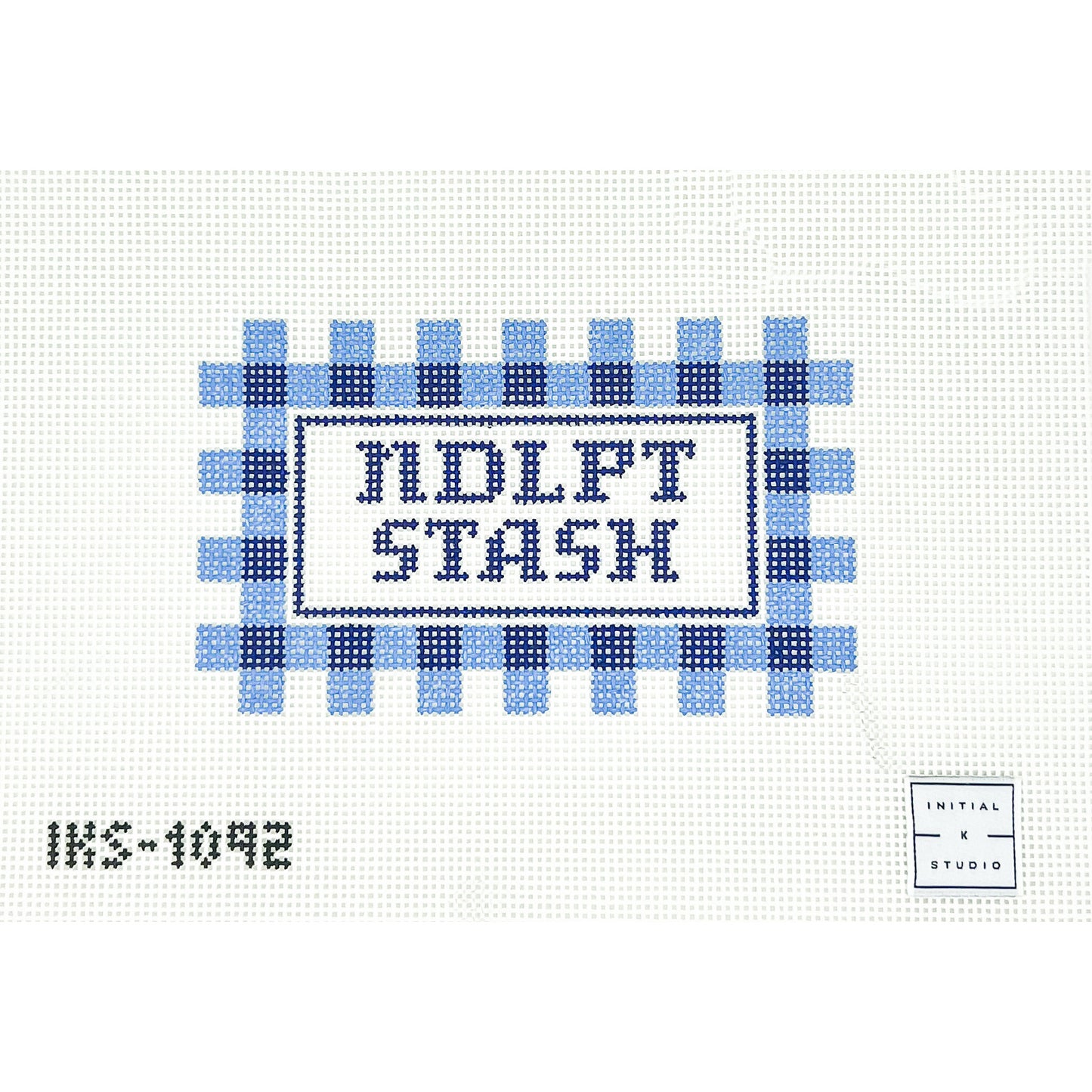 NDLPT Stash in Blue Gingham