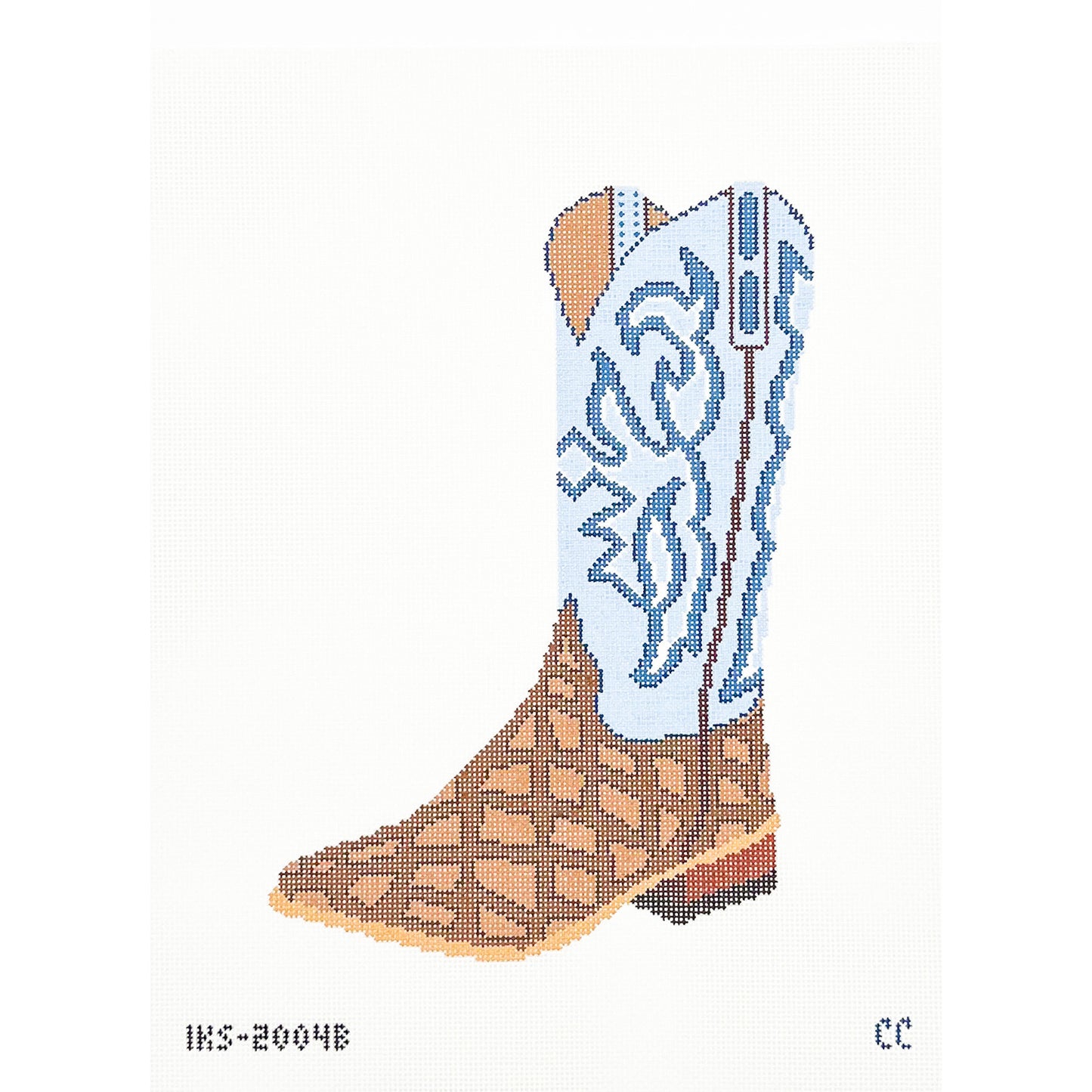 Cowboy Boot Blue - Large