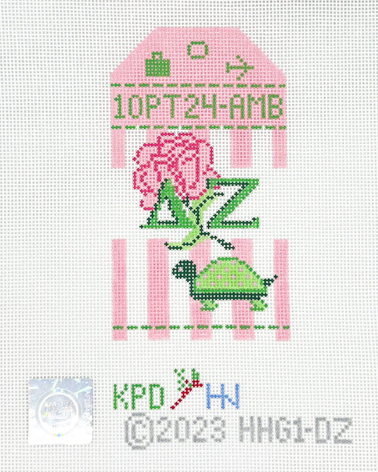 Delta Zeta Retro Travel Tag