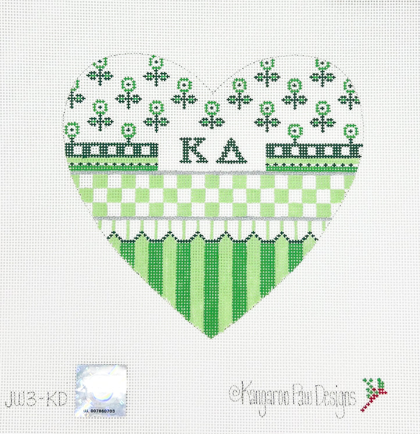 Kappa Delta Sorority Heart