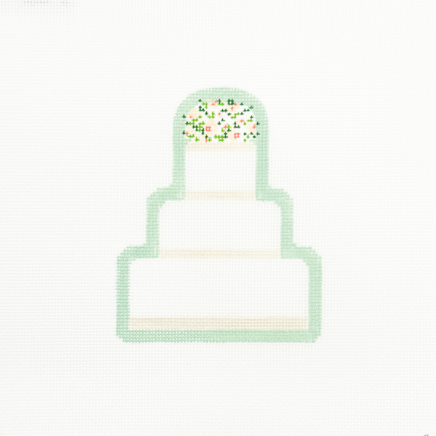 Wedding Cake (Mint Background)