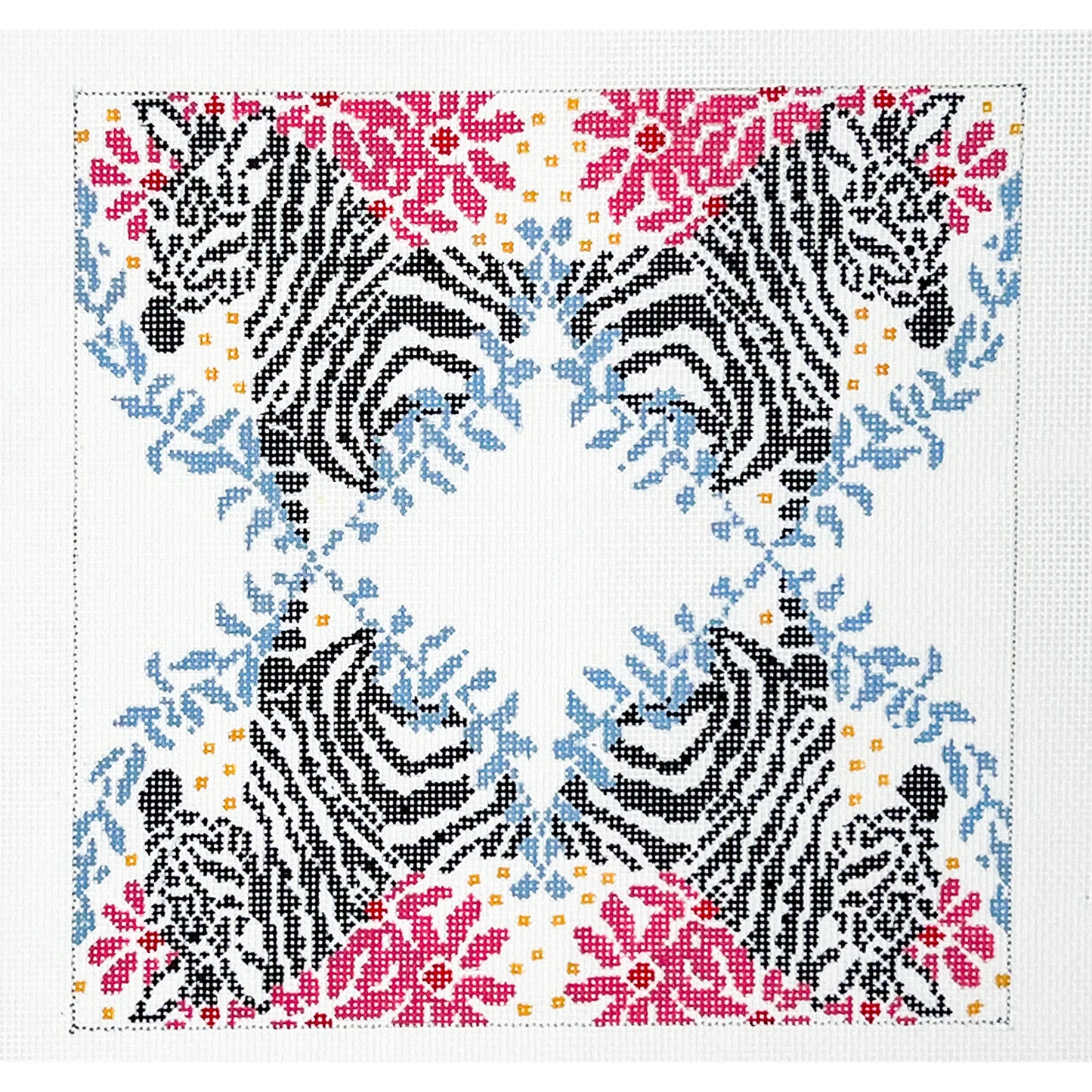Zebra Floral Tray Insert