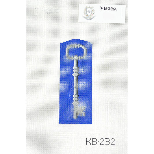 Blue Skeleton Key Fob