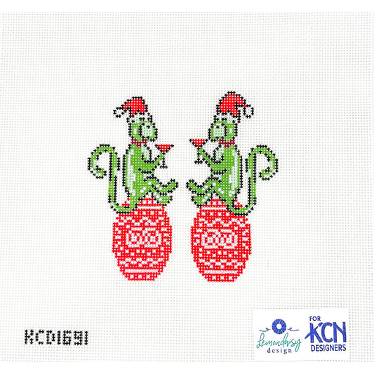 Holly and Jolly Ornament