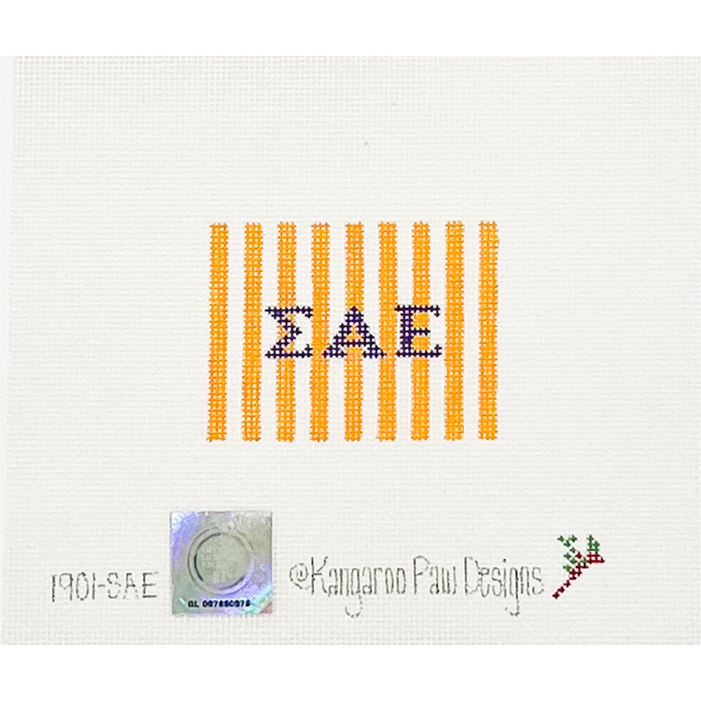 Sigma Alpha Epsilon Bag Tag Insert